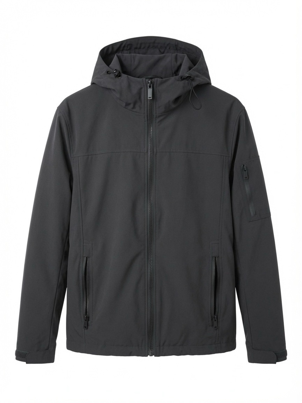 Calvin Klein Navy Blue Hooded Softshell Jacket